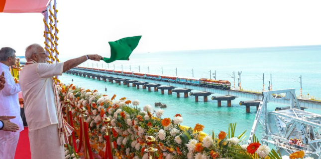 PM Modi Inaugurates New Pamban Bridge: A Historic Leap Over the Sea