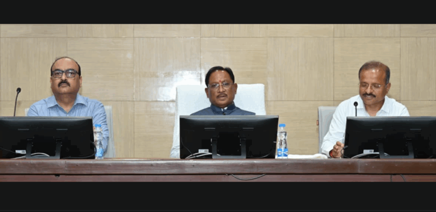 मुख्यमंत्री विष्णु देव साय की मैराथन बैठक: पूंजीगत व्यय में तेजी, ई-ऑफिस और बायोमैट्रिक अटेंडेंस पर जोर