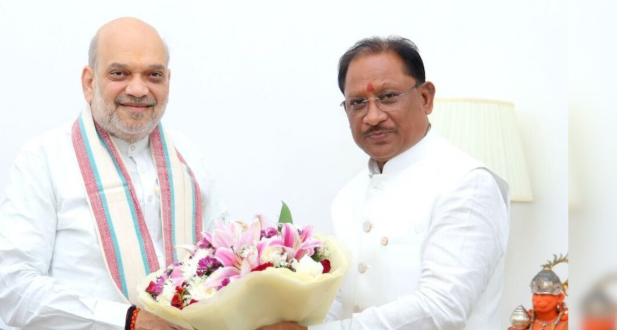 Bastar Development को मिली नई गति, मुख्यमंत्री ने अमित शाह को दी जानकारी