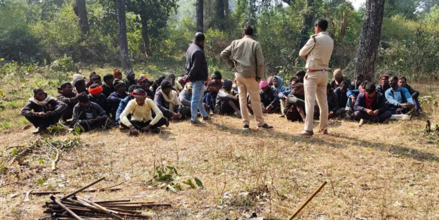 उदंती-सीतानदी टाइगर रिजर्व में अतिक्रमण की कोशिश नाकाम, 53 लोग गिरफ्तार, जंगल काटकर खेती की तैयारी