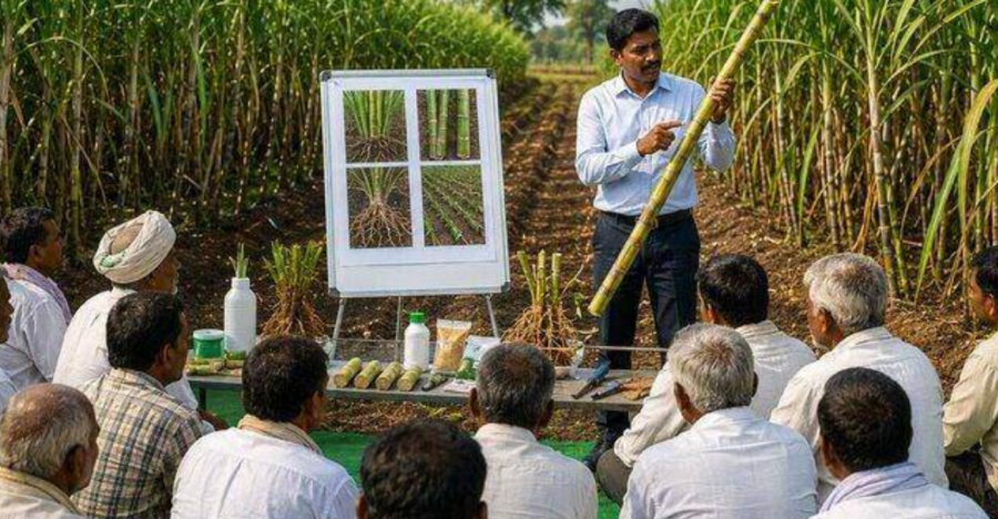 Sugarcane Farmer Training: छत्तीसगढ़ के 267 गांवों में गन्ना किसानों को मिलेगा वैज्ञानिक खेती का प्रशिक्षण
