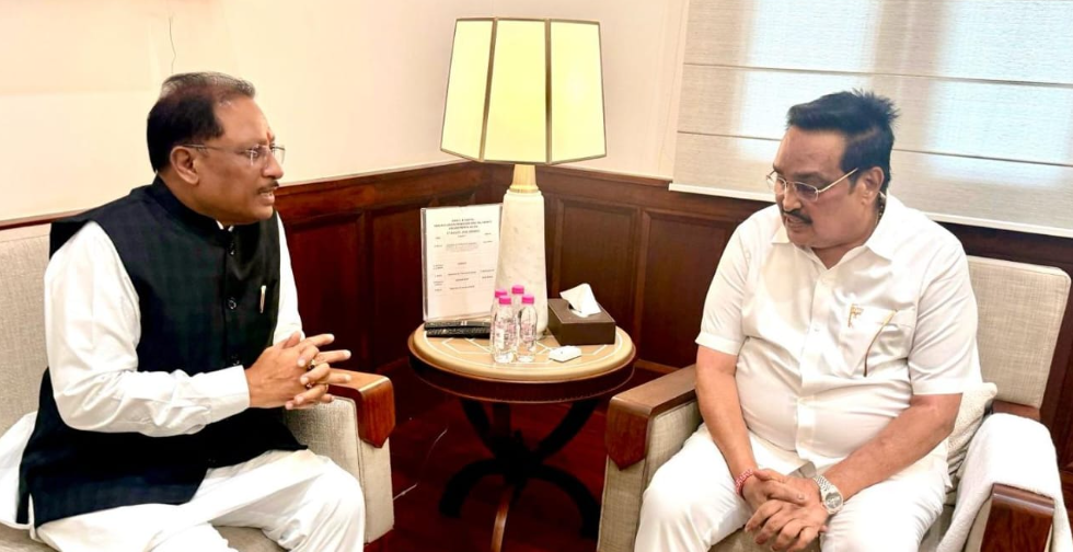 मुख्यमंत्री विष्णुदेव साय ने केंद्रीय जलशक्ति मंत्री सी. आर. पाटिल से की मुलाकात, बोधघाट परियोजना को राष्ट्रीय परियोजना बनाने की मांग