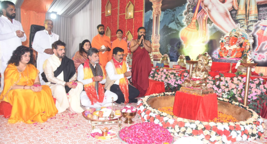 भिलाई में 25 से 29 दिसंबर तक दिव्य हनुमंत कथा, ध्वज पूजन के साथ कार्यक्रम का शुभारंभ