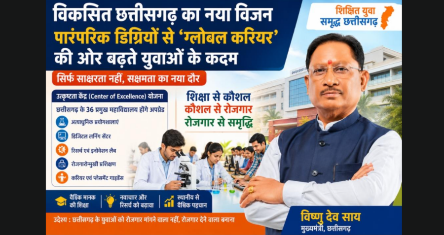 Center of Excellence Scheme: विकसित छत्तीसगढ़ की नई शिक्षा क्रांति