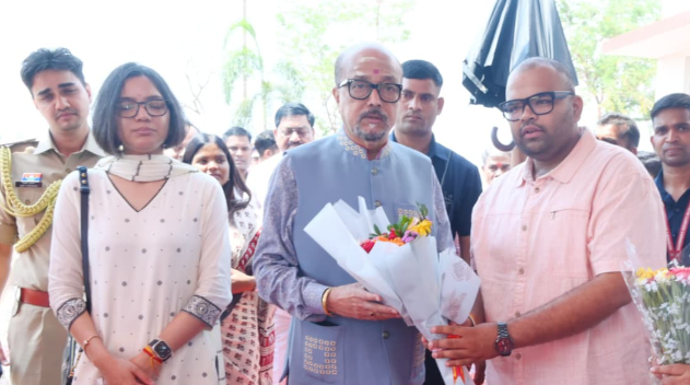 Shivam Tiwari ने किया राज्यपाल रमेन डेका का भव्य स्वागत – बेमेतरा में 5 बड़े पल