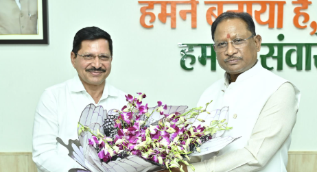 SECL के नए CMD हरीश दुहान ने की मुख्यमंत्री विष्णुदेव साय से शिष्टाचार भेंट, CSR कार्यों की दी जानकारी