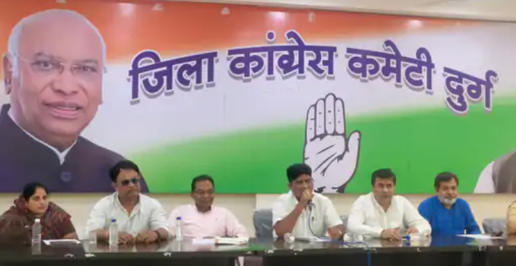 दुर्ग-भिलाई में महिला आरक्षण पर भड़की सियासत — कांग्रेस ने भाजपा के 5 झूठ किए बेनकाब