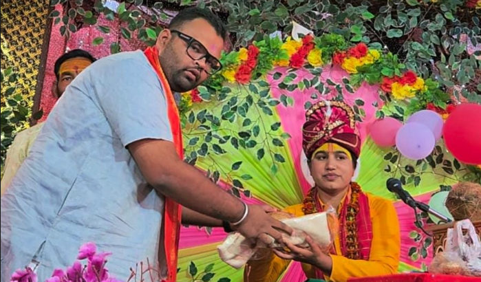 श्रीमद् भागवत सप्ताह में शामिल हुए जनसेवक शिवम तिवारी, कृष्ण लीला सुन भाव-विभोर हुए श्रद्धालु