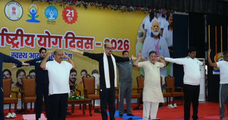 International Yoga Day 2026: इंदिरा गांधी कृषि विश्वविद्यालय में भव्य योग शिविर