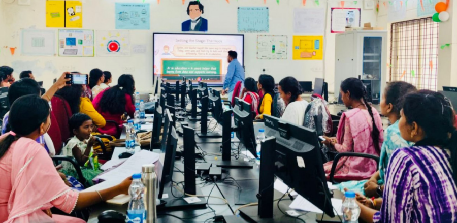 पोटाकेबिन स्कूलों में शुरू हुई एआई आधारित शिक्षा, वनांचल के बच्चे बनेंगे फ्यूचर रेडी