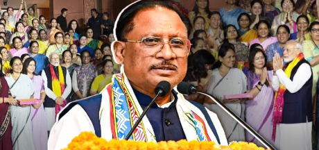 नारी शक्ति वंदन: CM विष्णुदेव साय का बड़ा बयान – “पंचायत से पार्लियामेंट तक नारी की भागीदारी ही नए भारत की पहचान”