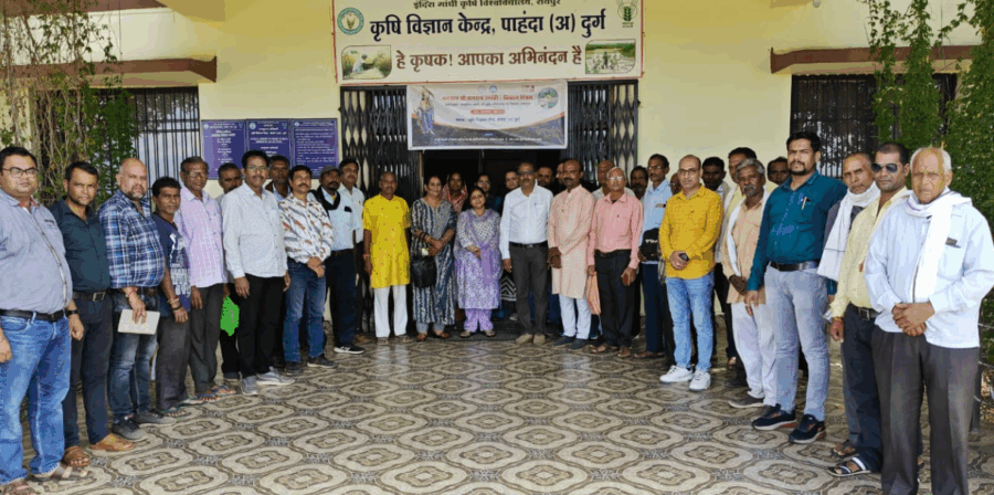 भगवान बलराम जयंती पर पाहंदा में किसानों को मिला प्राकृतिक खेती का मंत्र