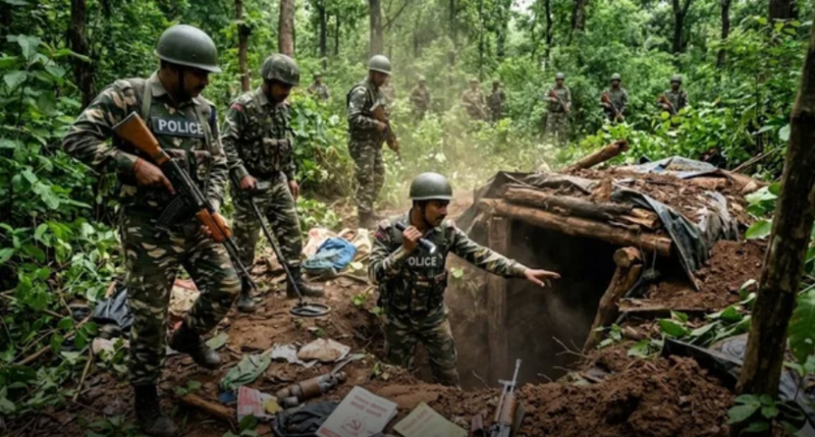 Anti Maoist Campaign: महाराष्ट्र-छत्तीसगढ़ सीमा पर सुरक्षा बलों का बड़ा अभियान, 16 टीमों के साथ हाई अलर्ट