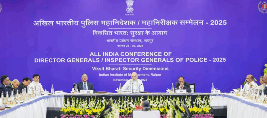 अमित शाह का बड़ा बयान: राज्यों की पुलिस और NCB मिलकर नारकोटिक्स नेटवर्क पर 360° प्रहार करें—रायपुर DGsP/IGsP कॉन्फ्रेंस में निर्देश