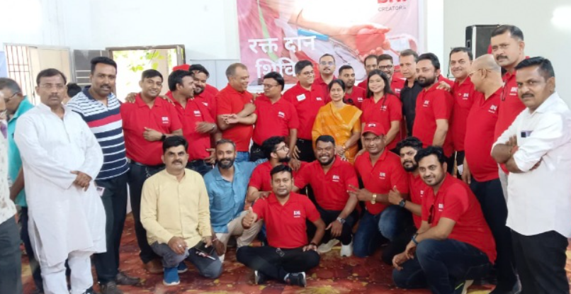 बीएनआई क्रिएटर्स चैप्टर ने दुर्ग में लगाया रक्तदान एवं स्वास्थ्य जांच शिविर, 70 से अधिक लोगों ने किया रक्तदान
