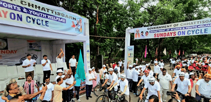 मेजर ध्यानचंद की स्मृति में फिट इंडिया राज्य स्तरीय साइकिल रैली संपन्न, 550 से अधिक प्रतिभागियों ने लिया उत्साहपूर्वक हिस्सा