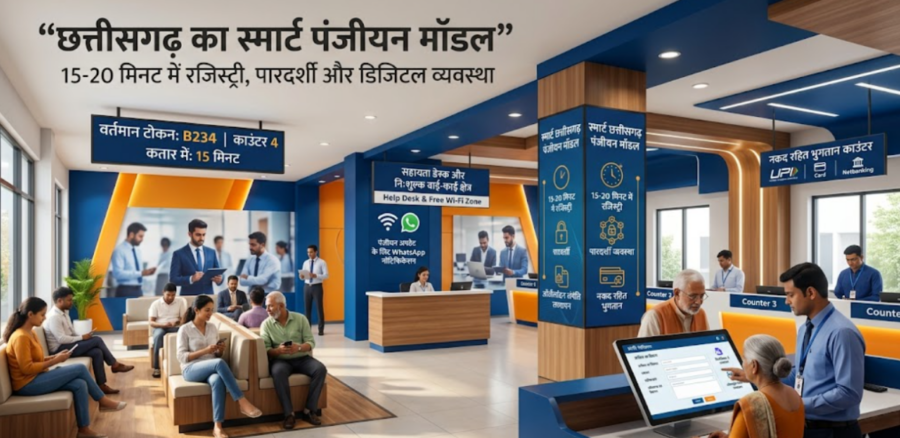 Smart Registration Offices: छत्तीसगढ़ में पंजीयन व्यवस्था का नया युग