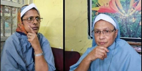 छत्तीसगढ़ के दुर्ग रेलवे स्टेशन पर दो कैथोलिक ननों की गिरफ्तारी, मानव तस्करी और धर्मांतरण का आरोप, ईसाई समुदाय में आक्रोश