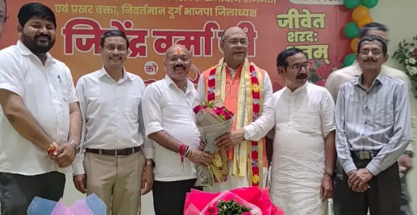 जितेन्द्र वर्मा बने भाजपा के प्रदेश मंत्री, दुर्ग में जश्न का माहौल