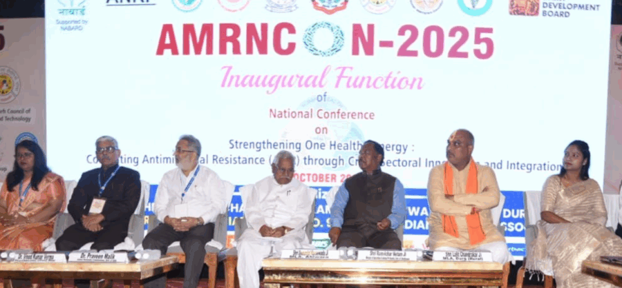 कृषि मंत्री रामविचार नेताम ने दुर्ग में वन हेल्थ सिनर्जी राष्ट्रीय सम्मेलन का किया शुभारंभ, बोले– एएमआर की चुनौती से निपटने के लिए बहुक्षेत्रीय सहयोग जरूरी