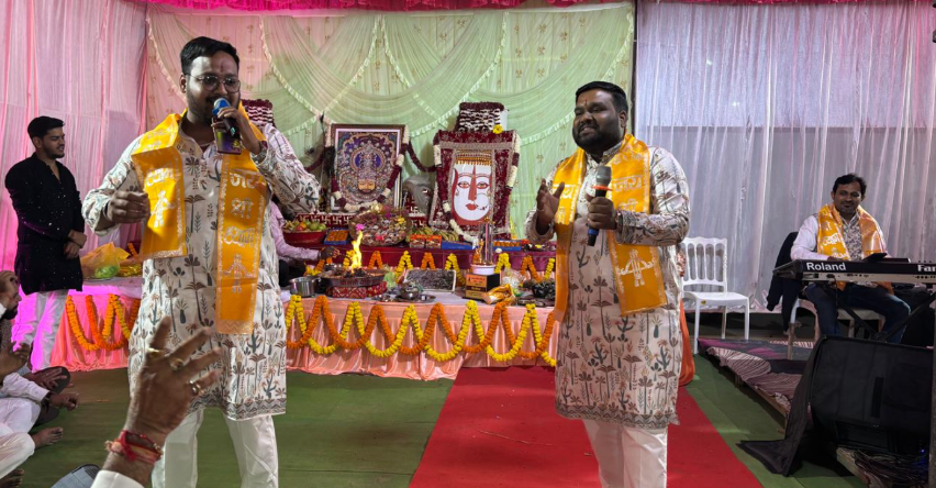 दुर्ग में अनोखे अंदाज़ में नववर्ष स्वागत: डिस्को-होटल नहीं, श्याम बाबा की भजन संध्या में डूबे श्रद्धालु