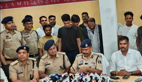 रायपुर पुलिस ने किया अंतरराष्ट्रीय ड्रग्स नेटवर्क का भंडाफोड़, 9 आरोपी गिरफ्तार, 1 करोड़ की हेरोइन जब्त
