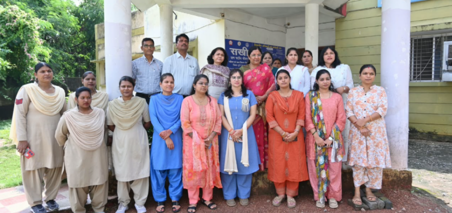 Sakhi One Stop Centre Durg का किया निरीक्षण