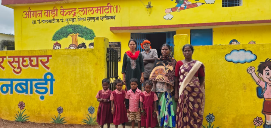 लालमाटी में बच्चों के लिए बदला माहौल